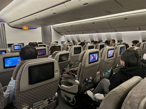 EVA Air Economy Class Review Boeing 777.